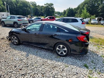 Drugie zdjęcie samochodu z przodu: 2019 HONDA CIVIC LX VIN:2HGFC2F64KH565702 - miniatura