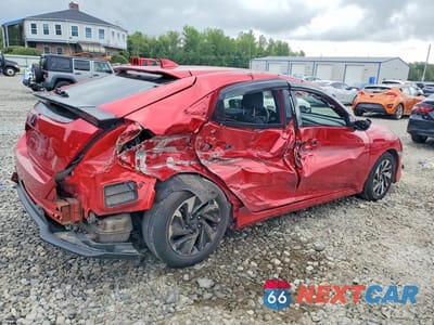 Trzecie zdjęcie samochodu z tyłu: 2018 HONDA CIVIC LX VIN:SHHFK7H25JU404397 - miniatura