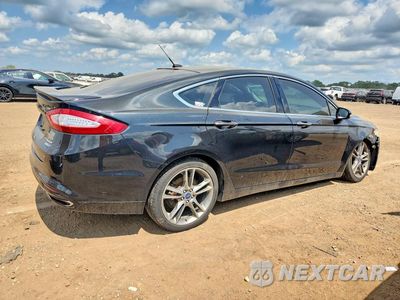 Trzecie zdjęcie samochodu z tyłu: 2014 FORD FUSION TITANIUM VIN:3FA6P0D94ER226070 - miniatura