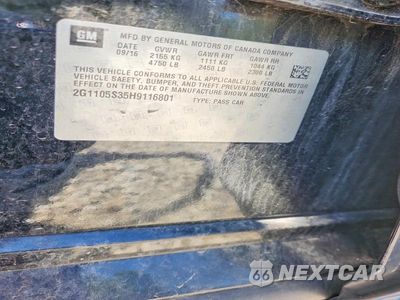 Zdjęcie 13 z 13 samochodu: 2017 CHEVROLET IMPALA LT VIN:2G1105S35H9116801 - miniatura
