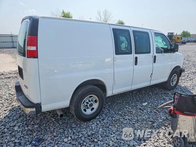 Trzecie zdjęcie samochodu z tyłu: 2016 GMC SAVANA G2500 VIN:1GTW7AFF8G1904156 - miniatura