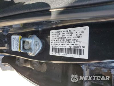 Zdjęcie 12 z 12 samochodu: 2011 HONDA ACCORD EX VIN:1HGCP2F72BA068002 - miniatura