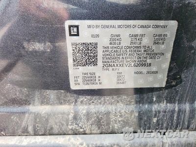 Zdjęcie 14 z 14 samochodu: 2020 CHEVROLET EQUINOX PREMIER VIN:2GNAXXEV2L6209918 - miniatura