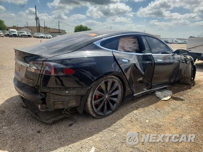 Trzecie zdjęcie samochodu z tyłu: 2017 TESLA MODEL S VIN:5YJSA1E49HF224985 - miniatura