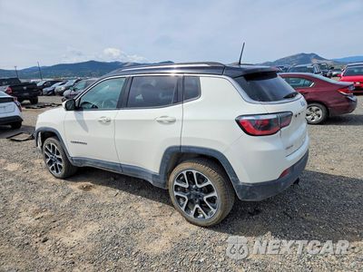 Drugie zdjęcie samochodu z przodu: 2018 JEEP COMPASS LIMITED VIN:3C4NJDCB7JT280866 - miniatura