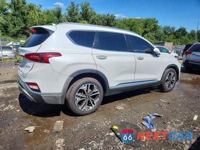 Trzecie zdjęcie samochodu z tyłu: 2019 HYUNDAI SANTA FE LIMITED 2.0T VIN:5NMS5CAA4KH037011 - miniatura