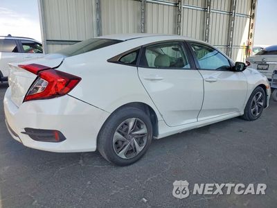 Trzecie zdjęcie samochodu z tyłu: 2020 HONDA CIVIC LX VIN:19XFC2F65LE210744 - miniatura