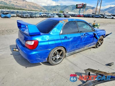 Trzecie zdjęcie samochodu z tyłu: 2002 SUBARU IMPREZA WRX VIN:JF1GD29652G501116 - miniatura