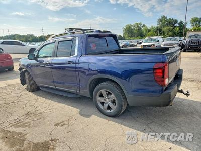 Drugie zdjęcie samochodu z przodu: 2022 HONDA RIDGELINE RTL VIN:5FPYK3F5XNB010956 - miniatura