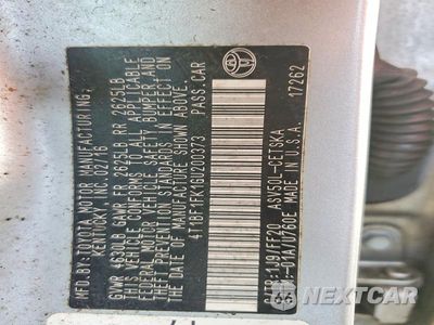 Zdjęcie 12 z 12 samochodu: 2016 TOYOTA CAMRY SE VIN:4T1BF1FK1GU200373 - miniatura