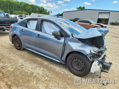 Czwarte zdjęcie samochodu z boku: 2022 TOYOTA COROLLA LE VIN:5YFEPMAE0NP384412 - miniatura