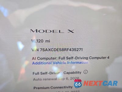 Zdjęcie 9 z 13 samochodu: 2024 TESLA MODEL X VIN:7SAXCDE58RF435271 - miniatura