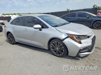 Czwarte zdjęcie samochodu z boku: 2020 TOYOTA COROLLA SE VIN:JTDS4RCE6LJ015626 - miniatura