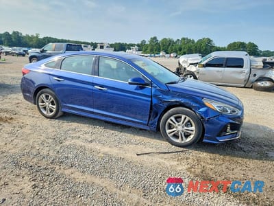 Czwarte zdjęcie samochodu z boku: 2018 HYUNDAI SONATA LIMITED VIN:5NPE34AF1JH683550 - miniatura