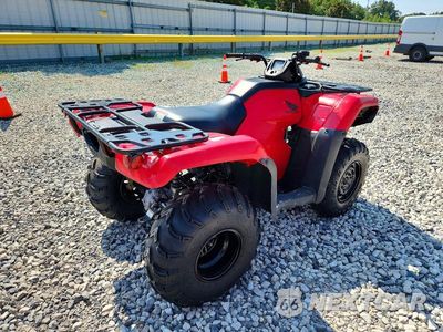 Czwarte zdjęcie samochodu z boku: 2024 HONDA RANCHER ATV VIN:1HFTE4003RJ001050 - miniatura