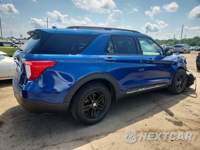 Trzecie zdjęcie samochodu z tyłu: 2020 FORD EXPLORER XLT VIN:1FMSK8DH4LGB10669 - miniatura