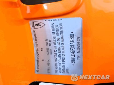 Zdjęcie 13 z 13 samochodu: 2019 LAMBORGHINI HURACAN PERFORMANTE VIN:ZHWUD4ZF3KLA12580 - miniatura
