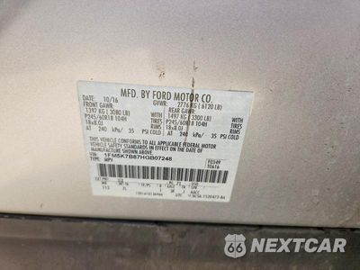 Zdjęcie 13 z 13 samochodu: 2017 FORD EXPLORER VIN:1FM5K7B87HGB07248 - miniatura