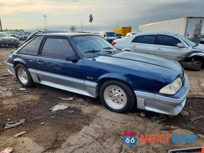 Czwarte zdjęcie samochodu z boku: 1987 FORD MUSTANG GT VIN:1FABP42E7HF234154 - miniatura