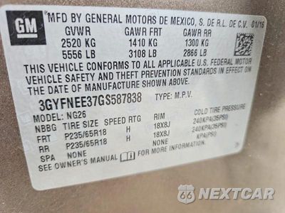 Zdjęcie 13 z 13 samochodu: 2016 CADILLAC SRX LUXURY COLLECTION VIN:3GYFNEE37GS587838 - miniatura