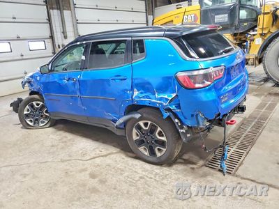 Drugie zdjęcie samochodu z przodu: 2018 JEEP COMPASS TRAILHAWK VIN:3C4NJDDB6JT190851 - miniatura
