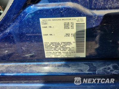 Zdjęcie 12 z 12 samochodu: 2021 NISSAN ALTIMA SR VIN:1N4BL4CW7MN306599 - miniatura