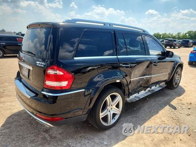 Trzecie zdjęcie samochodu z tyłu: 2010 MERCEDES-BENZ GL 550 4MATIC VIN:4JGBF8GE4AA597300 - miniatura