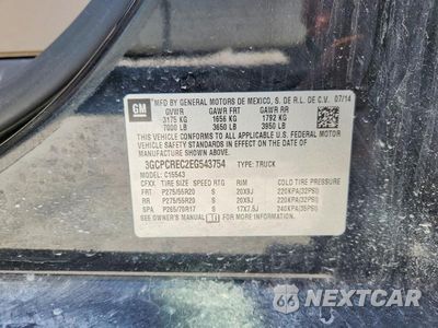 Zdjęcie 12 z 12 samochodu: 2014 CHEVROLET SILVERADO C1500 LT VIN:3GCPCREC2EG543754 - miniatura