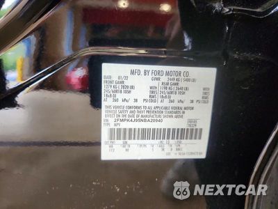 Zdjęcie 13 z 13 samochodu: 2022 FORD EDGE SEL VIN:2FMPK4J95NBA20940 - miniatura