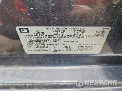 Zdjęcie 12 z 12 samochodu: 2016 CHEVROLET SILVERADO K1500 LT VIN:1GCVKREC9GZ114480 - miniatura
