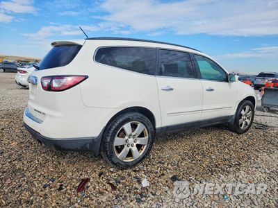 Trzecie zdjęcie samochodu z tyłu: 2015 CHEVROLET TRAVERSE LTZ VIN:1GNKVJKD0FJ292744 - miniatura