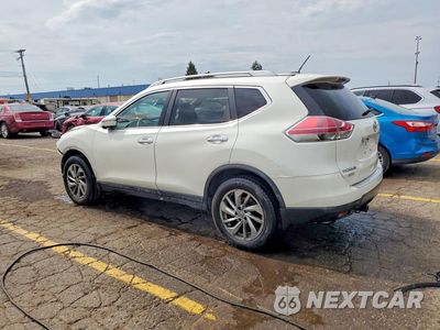Drugie zdjęcie samochodu z przodu: 2015 NISSAN ROGUE SL VIN:5N1AT2MV8FC760595 - miniatura