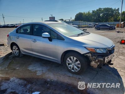 Czwarte zdjęcie samochodu z boku: 2012 HONDA CIVIC LX VIN:2HGFB2F57CH305631 - miniatura