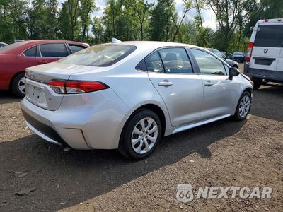 Trzecie zdjęcie samochodu z tyłu: 2021 TOYOTA COROLLA LE VIN:JTDEPMAE6MJ164257 - miniatura