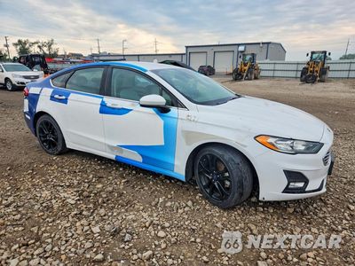Czwarte zdjęcie samochodu z boku: 2019 FORD FUSION SE VIN:3FA6P0HD1KR112053 - miniatura