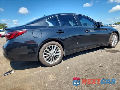 Trzecie zdjęcie samochodu z tyłu: 2018 INFINITI Q50 3.0T LUXE VIN:JN1EV7AR3JM430177 - miniatura