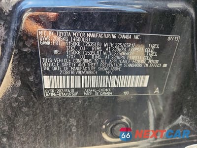Zdjęcie 13 z 13 samochodu: 2013 TOYOTA RAV4 XLE VIN:2T3RFREV9DW069804 - miniatura