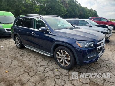 Czwarte zdjęcie samochodu z boku: 2022 MERCEDES-BENZ GLS 450 4MATIC VIN:4JGFF5KE0LA158170 - miniatura