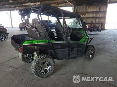 Czwarte zdjęcie samochodu z boku: 2016 KAWASAKI TERYX4 UTILITY VEHICLE VIN:JKBRTCG12GB500972 - miniatura