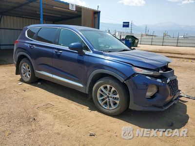 Czwarte zdjęcie samochodu z boku: 2019 HYUNDAI SANTA FE SE VIN:5NMS2CAD0KH086662 - miniatura