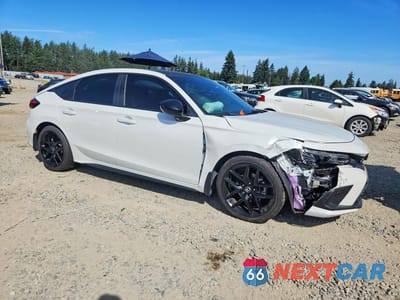 Czwarte zdjęcie samochodu z boku: 2022 HONDA CIVIC SPORT VIN:19XFL2H87NE001779 - miniatura