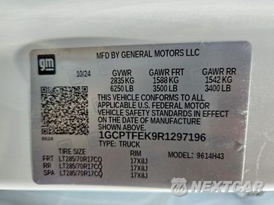 Zdjęcie 12 z 12 samochodu: 2024 CHEVROLET COLORADO ZR2 VIN:1GCPTFEK9R1297196 - miniatura