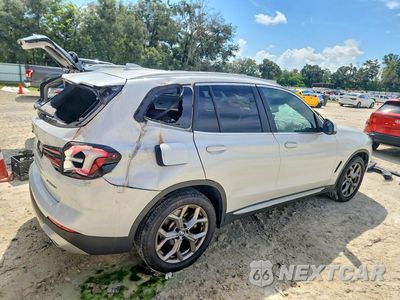 Trzecie zdjęcie samochodu z tyłu: 2023 BMW X3 SDRIVE30I VIN:5UX43DP07P9S50992 - miniatura