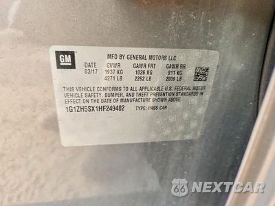 Zdjęcie 12 z 12 samochodu: 2017 CHEVROLET MALIBU PREMIER VIN:1G1ZH5SX1HF249402 - miniatura