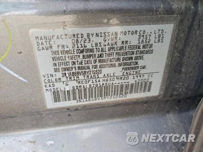 Zdjęcie 12 z 12 samochodu: 2024 NISSAN SENTRA S VIN:3N1AB8BV5RY212520 - miniatura