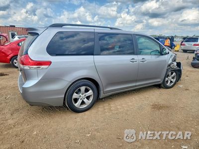 Trzecie zdjęcie samochodu z tyłu: 2011 TOYOTA SIENNA LE VIN:5TDKK3DCXBS019129 - miniatura