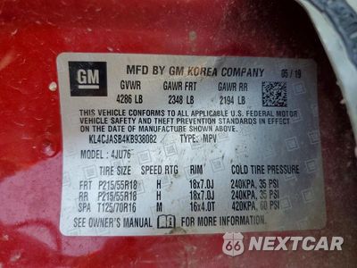 Zdjęcie 13 z 13 samochodu: 2019 BUICK ENCORE PREFERRED VIN:KL4CJASB4KB938082 - miniatura