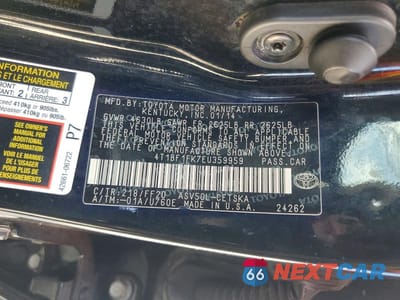 Zdjęcie 12 z 12 samochodu: 2014 TOYOTA CAMRY SE VIN:4T1BF1FK7EU359959 - miniatura