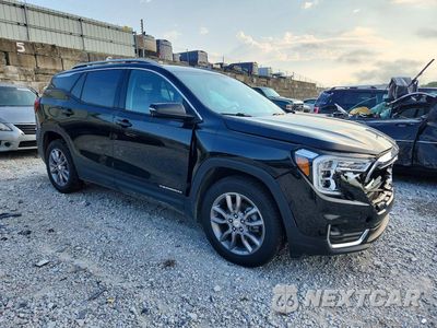 Czwarte zdjęcie samochodu z boku: 2023 GMC TERRAIN SLT VIN:3GKALVEGXPL187635 - miniatura