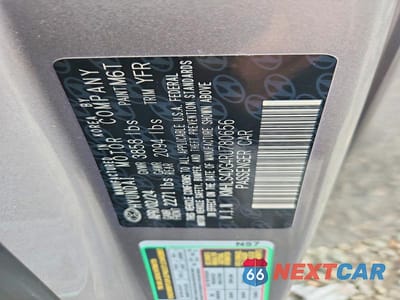 Zdjęcie 13 z 13 samochodu: 2024 HYUNDAI ELANTRA SEL VIN:KMHLS4DG4RU780656 - miniatura